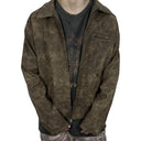 Suede Locomotive Jacket