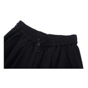 Wide Leg Black Track Pant