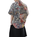 Camisa reversible de manga corta