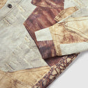 Veste cargo patchwork en jean