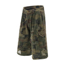 War Washed Camouflauge Shorts