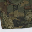 War Washed Camouflauge Shorts