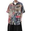 Camisa reversible de manga corta