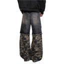 Dark Camouflage Cargo Jeans