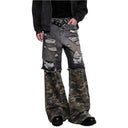 Dark Camouflage Cargo Jeans