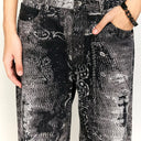 Bruised Paisley Denim Jeans