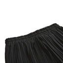 Silk Pleated Drawstring Pant