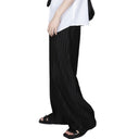 Silk Pleated Drawstring Pant