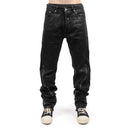 Black Brushed Wax Denim