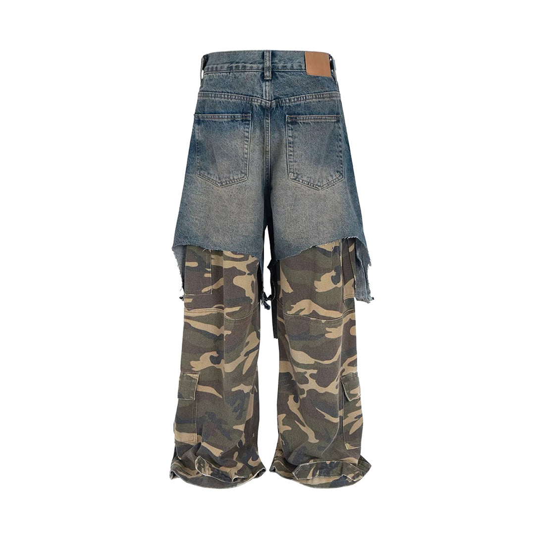 Militia Camouflage Denim Jeans