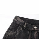 Noir Webbed Jeans