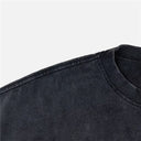 Washed Black Distressed T-Shirt