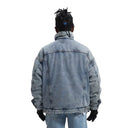 Puffer Denim Jacket