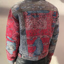 Paisley Embroidered Denim Jacket