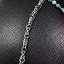 Turquoise Stone Wallet Chain