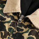 Camouflage Canvas Denim Jacket