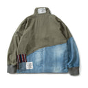 Denim Cargo Patchwork Jacket