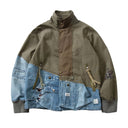 Denim Cargo Patchwork Jacket