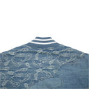 Paisley Etched Denim Jacket