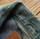 Distressed Selvedge Denim Jacket