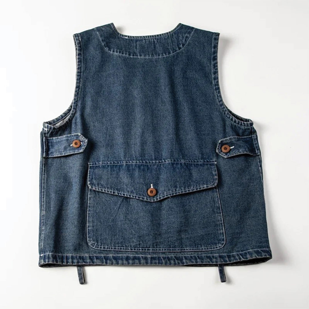 【SCENERITY】Rio Denim Anorak Vest Rio Denim Anorak Vest - SCENERITY
