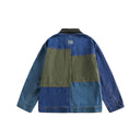 Veste cargo patchwork en jean