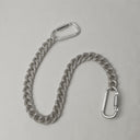 Steel Curb Wallet Chain