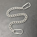 Steel Curb Wallet Chain