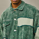 Arrival Green Patchwork Jacket