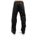 Black Brushed Wax Denim