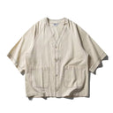 Chemise en jean délavée