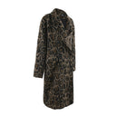 Leopard Wool Coat