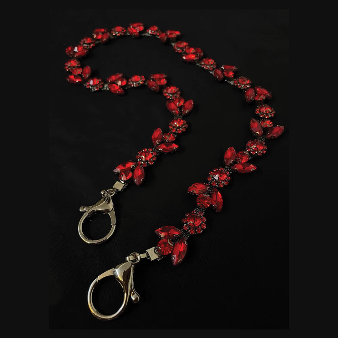 Ruby Red Wallet Chain – Attere