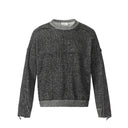 Pull rayé en mohair