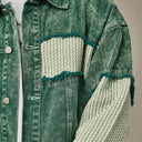 Arrival Green Patchwork Jacket