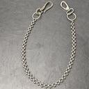 Stainless Steel Beaded Wallet Chain