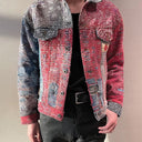 Paisley Embroidered Denim Jacket