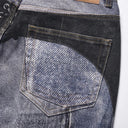 Stone Print Denim Jeans