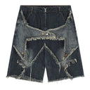 Star Denim Shorts