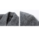 Stone Gray Mohair Coat