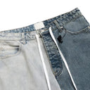 Split Washed Denim Jeans