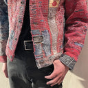 Paisley Embroidered Denim Jacket