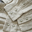 Veste cargo patchwork en jean