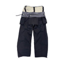 Pantalones cargo de nailon de color medianoche