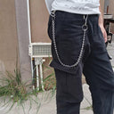 Stainless Steel Beaded Wallet Chain