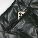 Solstice Leather Padded Coat