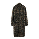 Leopard Wool Coat