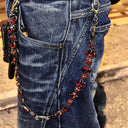 Ruby Red Wallet Chain