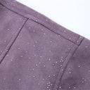 Rhinestone Suede Jacket