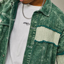 Arrival Green Patchwork Jacket